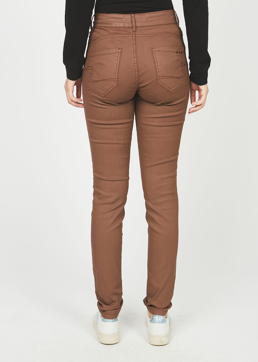 Pupi - Pantalon Slim, Enduit Résiné Sud Express seconde main photo 5
