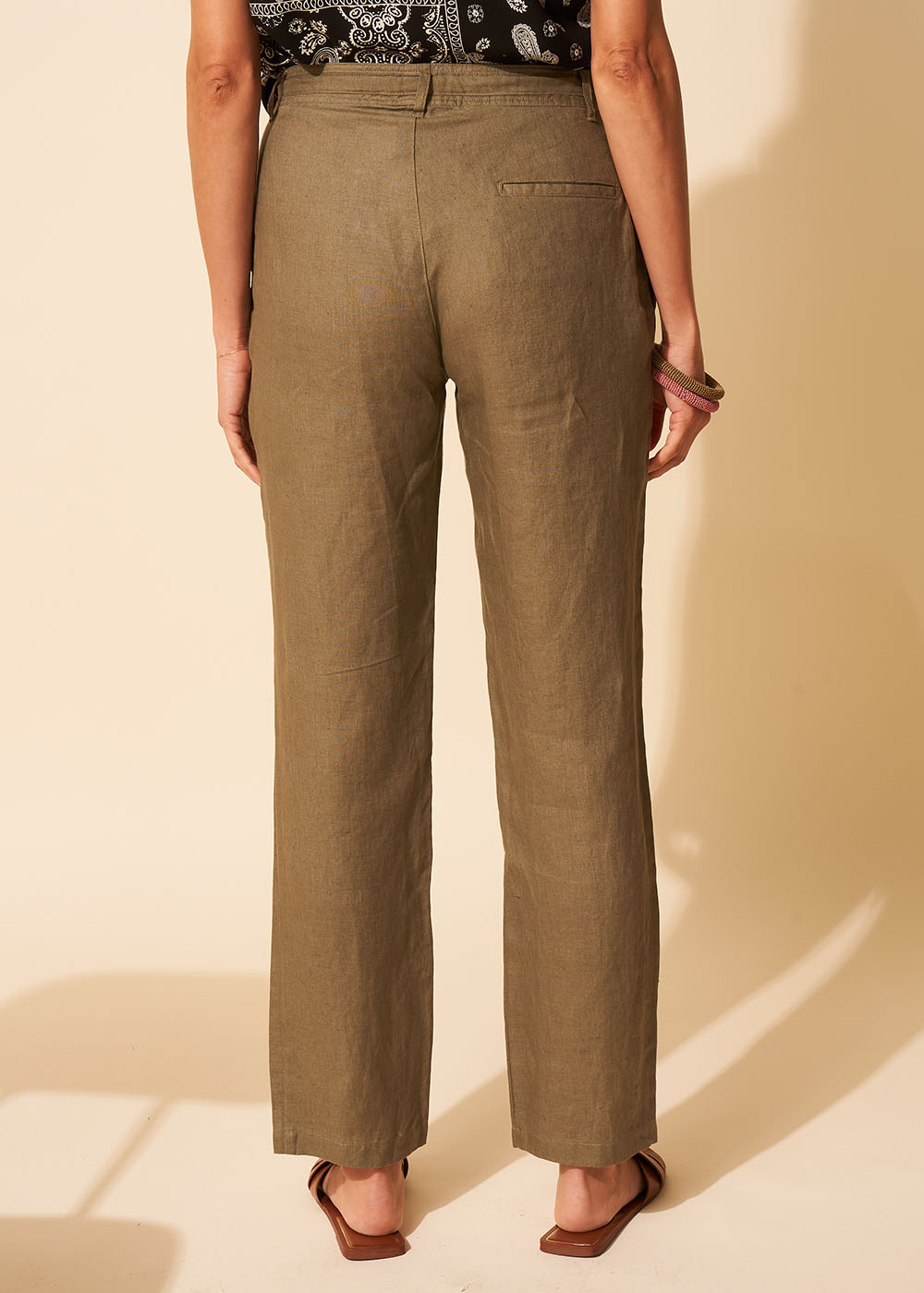 Pindro - Pantalon Casual Pur Lin Sud Express seconde main photo 5