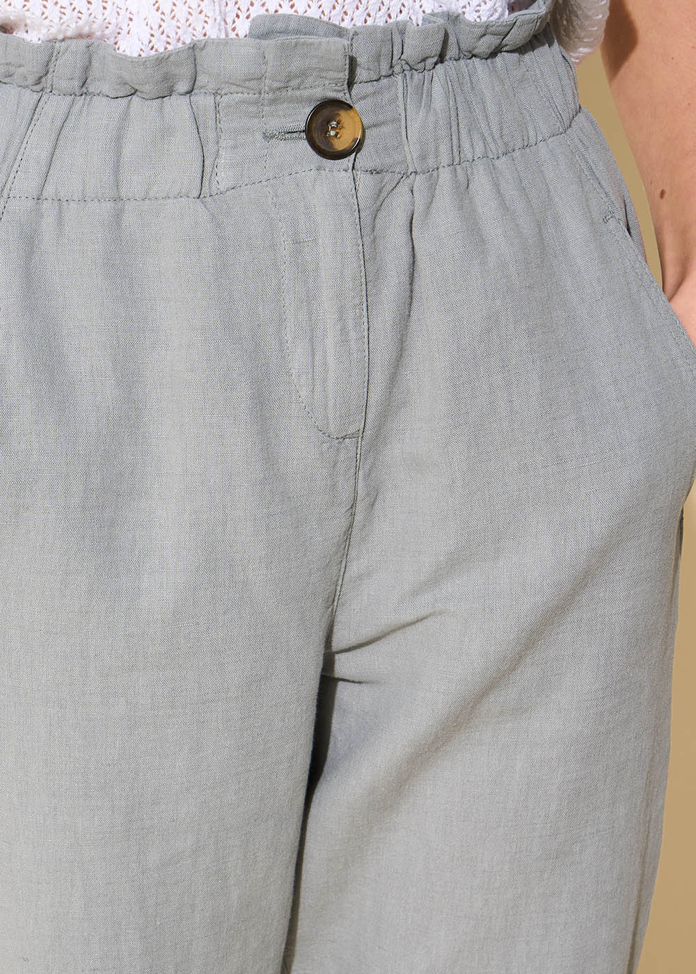 Paoline - Pantalon Slouchy 7/8 Sud Express seconde main photo 4