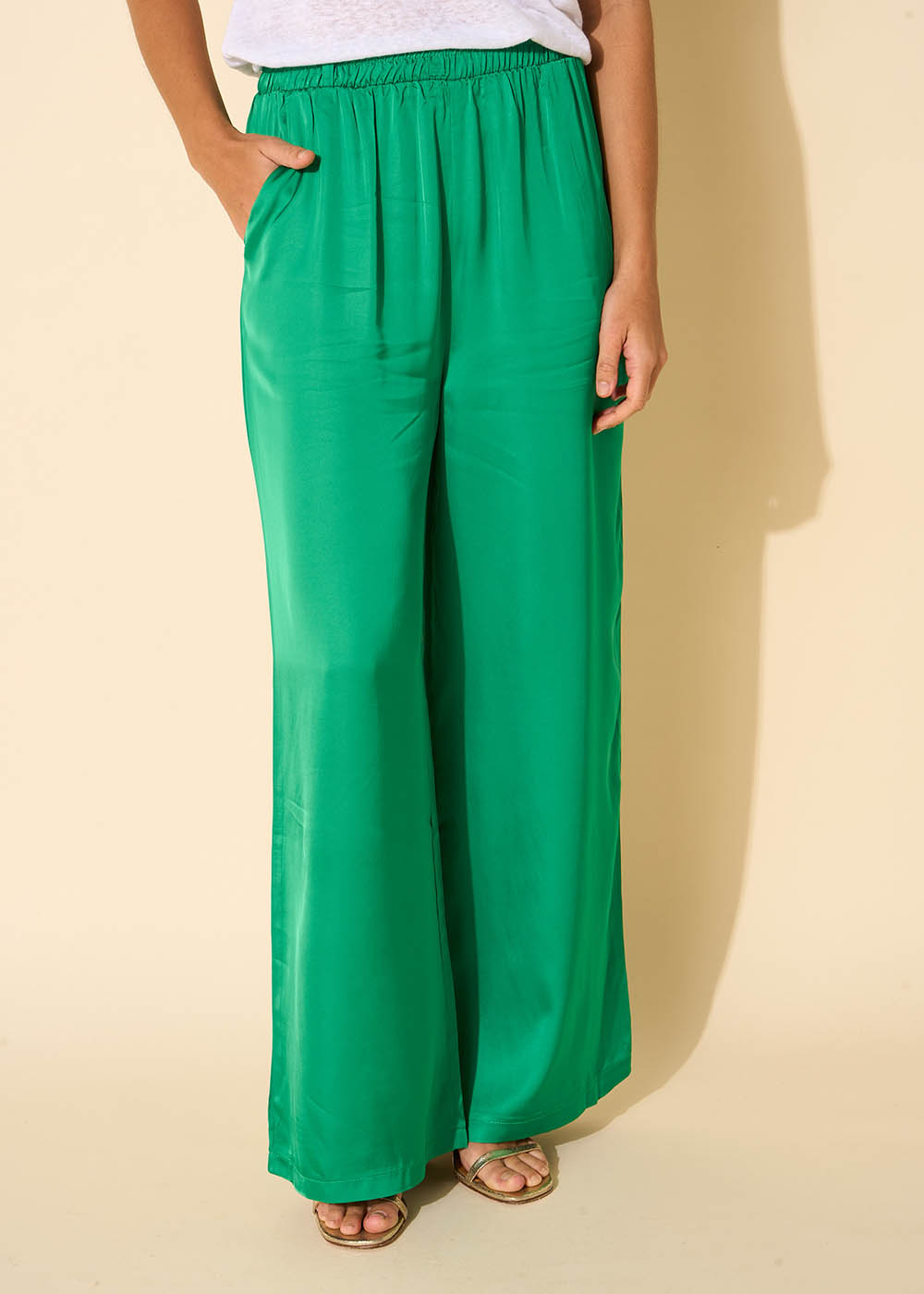 Parocky - Pantalon Large En Satin Sud Express seconde main photo 7