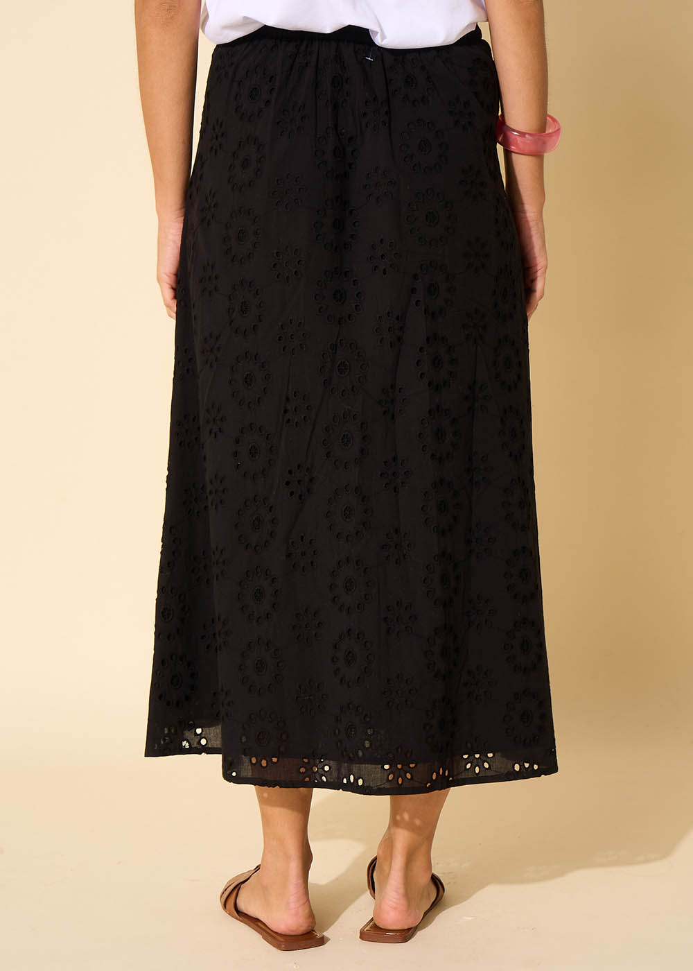 Julina - Jupe Midi En Broderie Sud Express seconde main photo 5